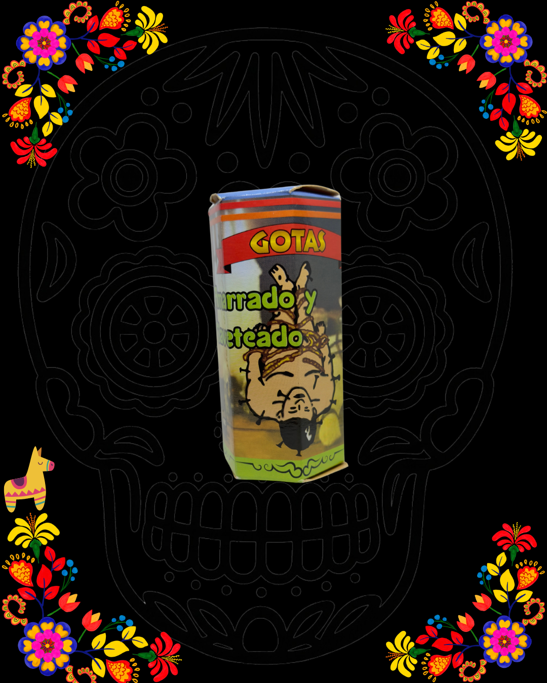 Gotas -Amarrado y claveteado